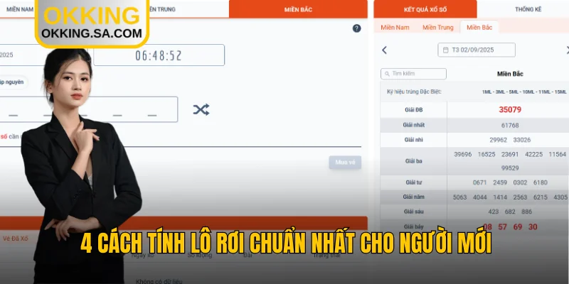 Cách tính lô rơi từ giải 7 xổ số miền Bắc